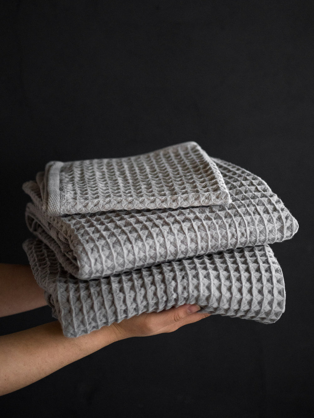 Air Waffle Towel – Grey
