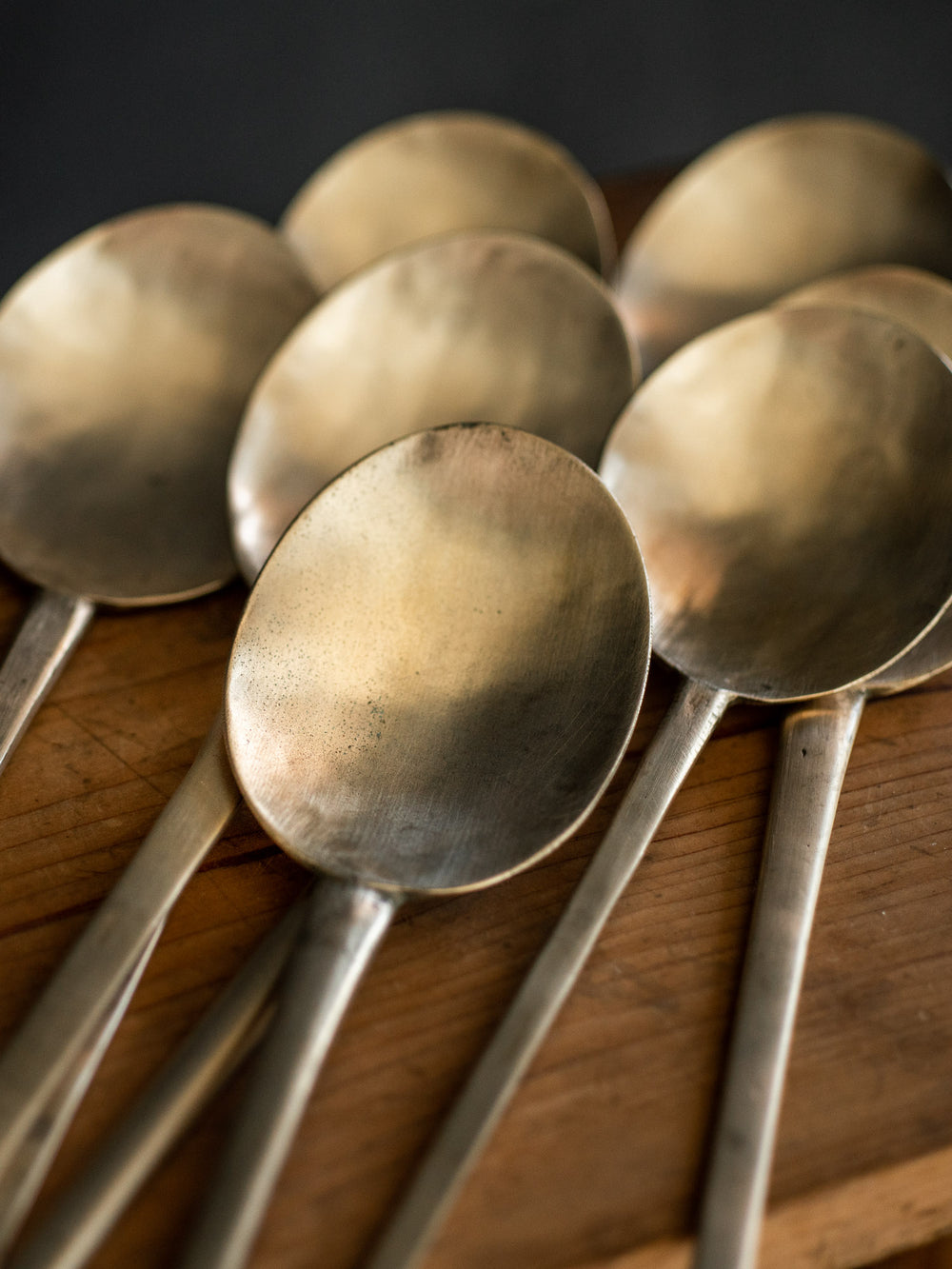 Antique Brass Sukkara Spoon