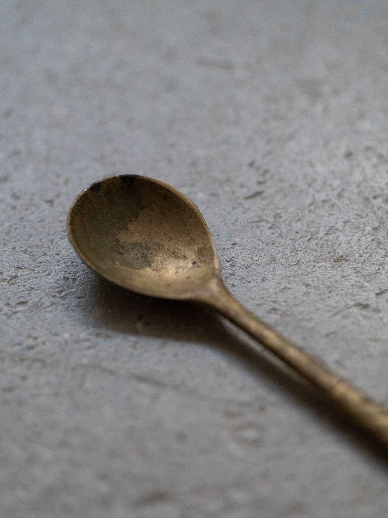 Antique Brass Small Spoon