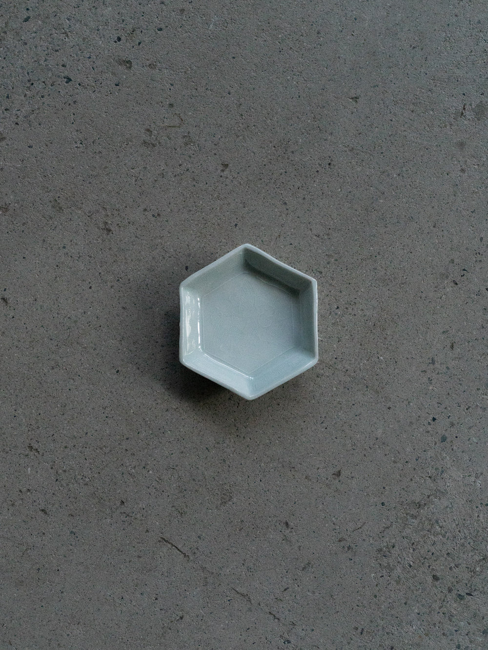Porcelain Hexagon Bean Plate