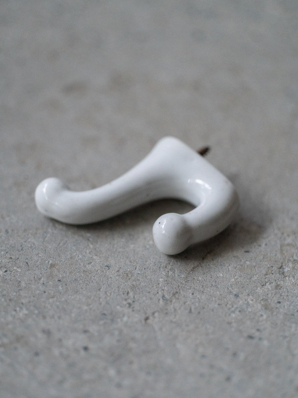 White Porcelain Wall Hook