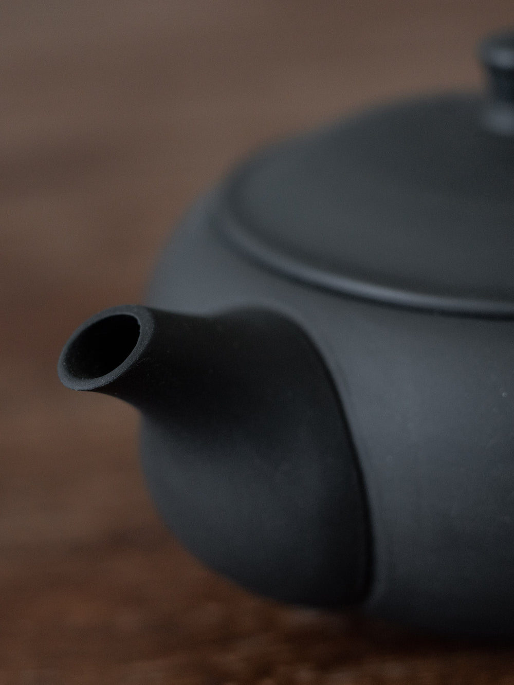 Oval Teapot with Side Handle