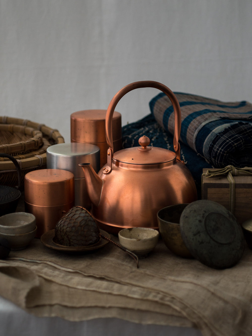 Copper Tea Canister