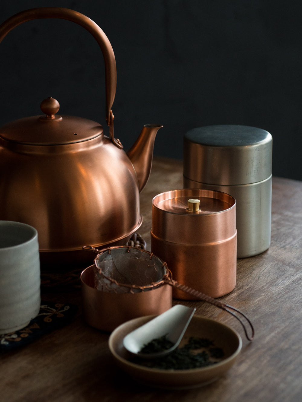 Copper Tea Canister – Tin Plated
