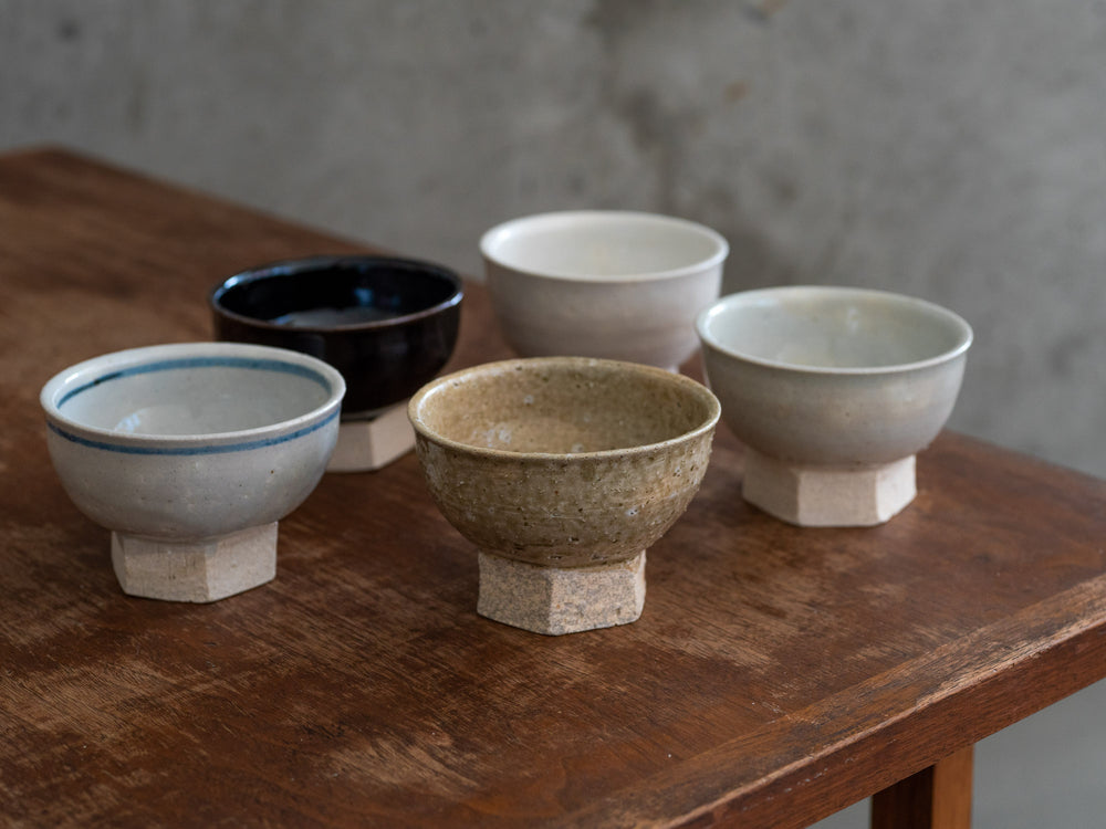 Iga Small Bowl with Hexagon Base