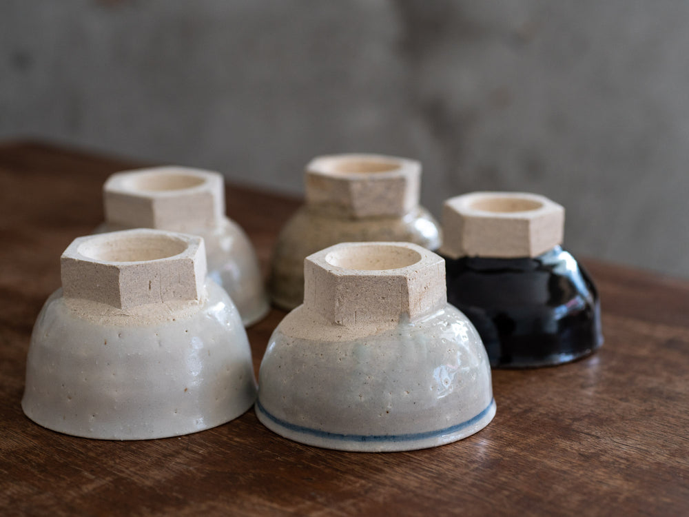 Iga Small Bowl with Hexagon Base