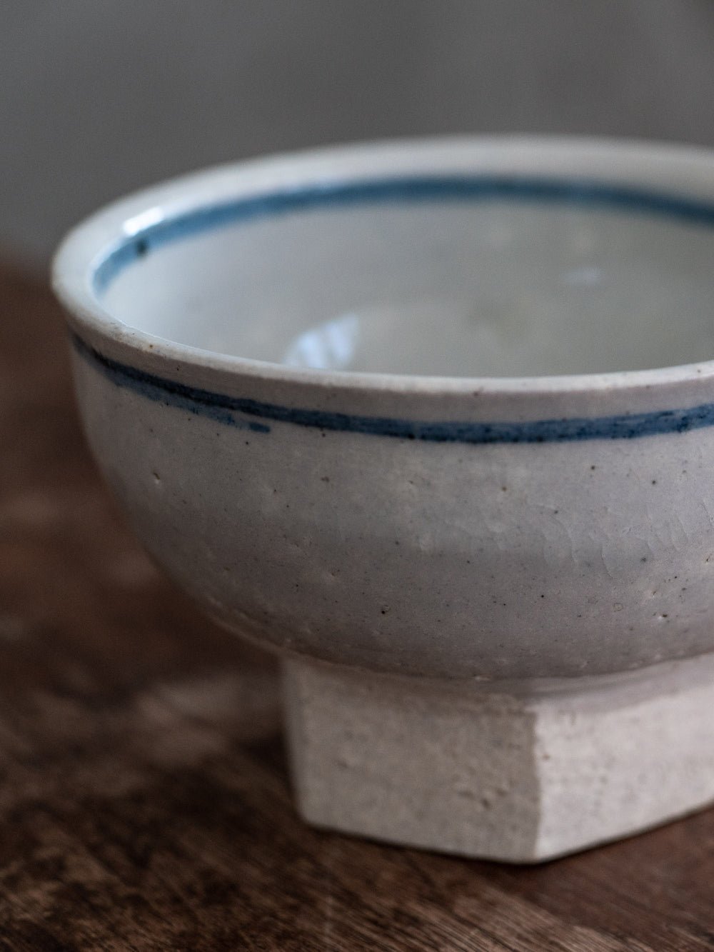 Iga Small Bowl with Hexagon Base