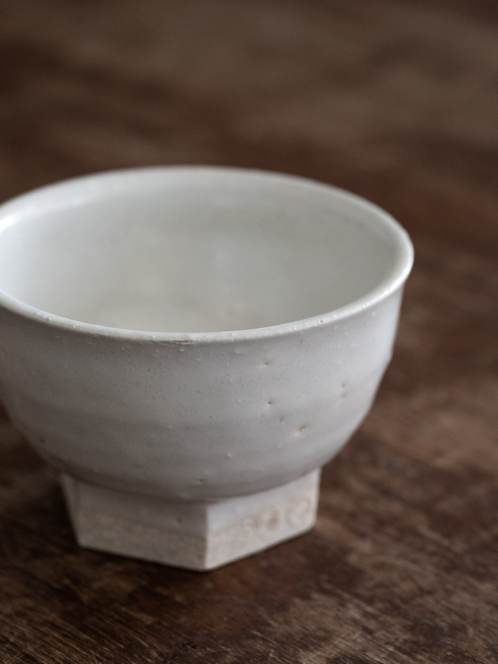 Iga Small Bowl with Hexagon Base