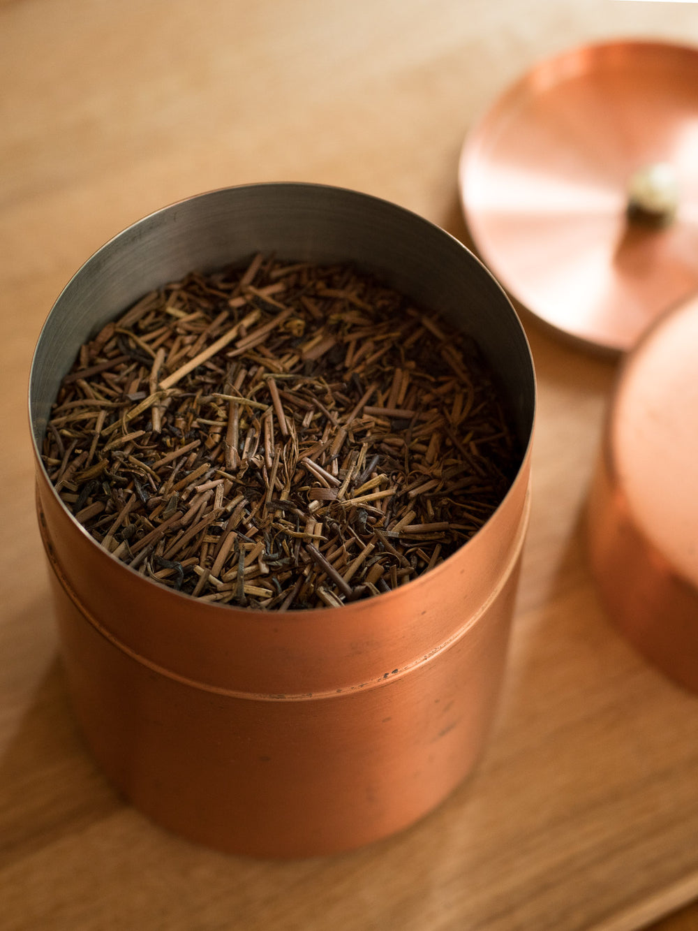 Copper Tea Canister