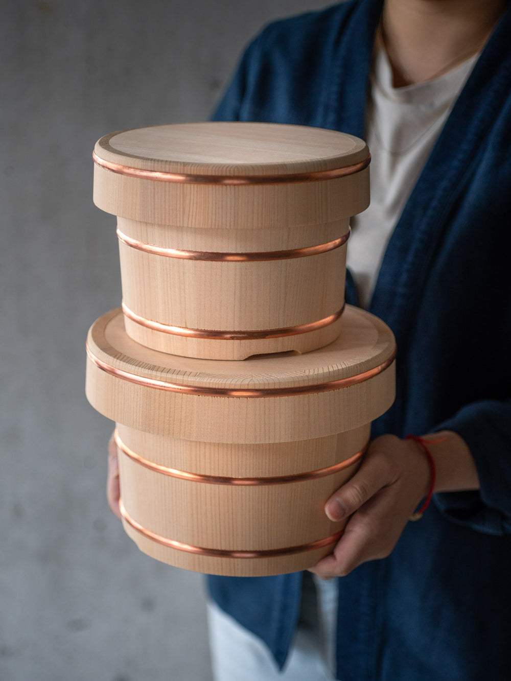 Kiso Sawara Ohitsu Rice Chest