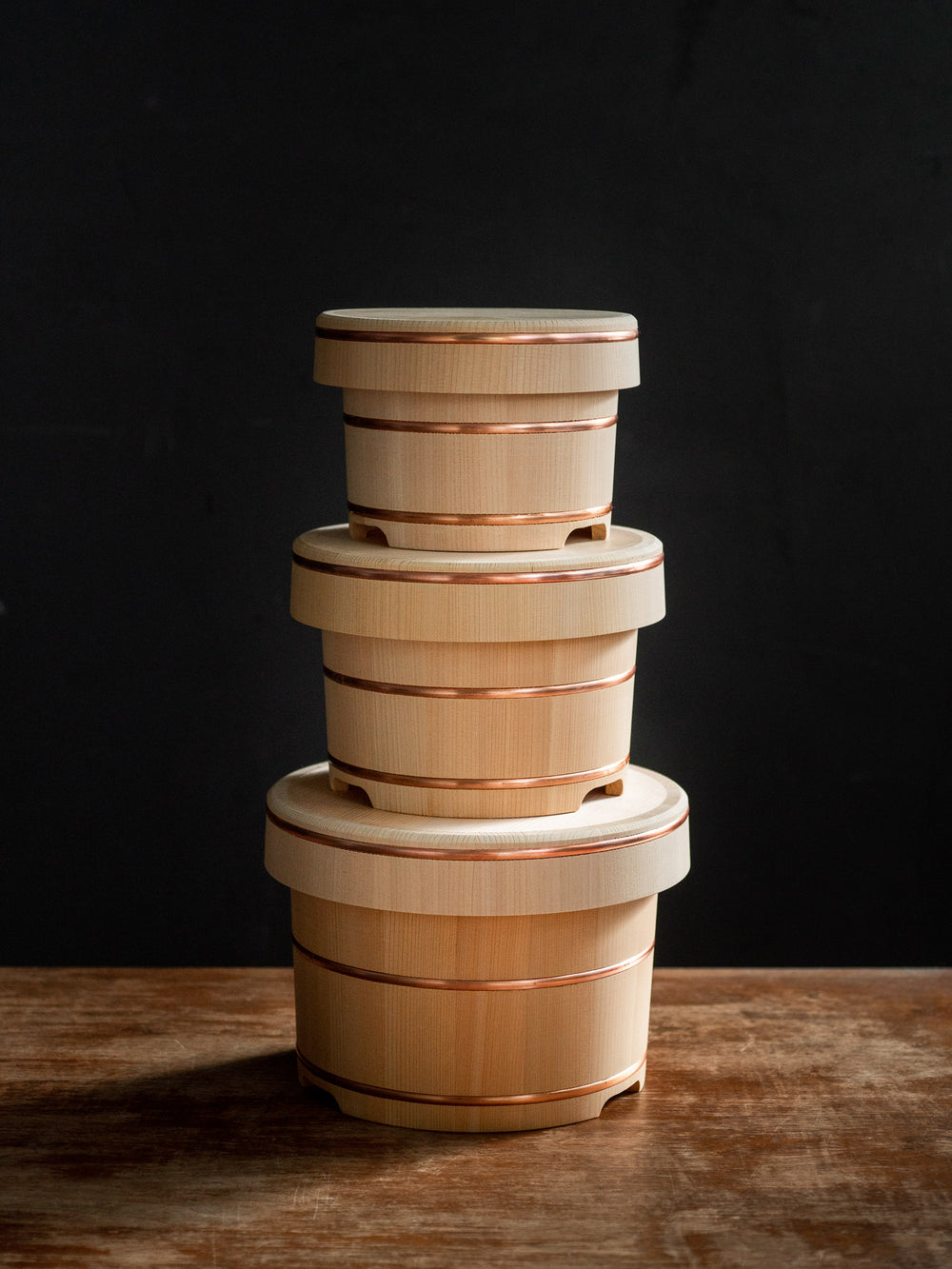 Kiso Sawara Ohitsu Rice Chest