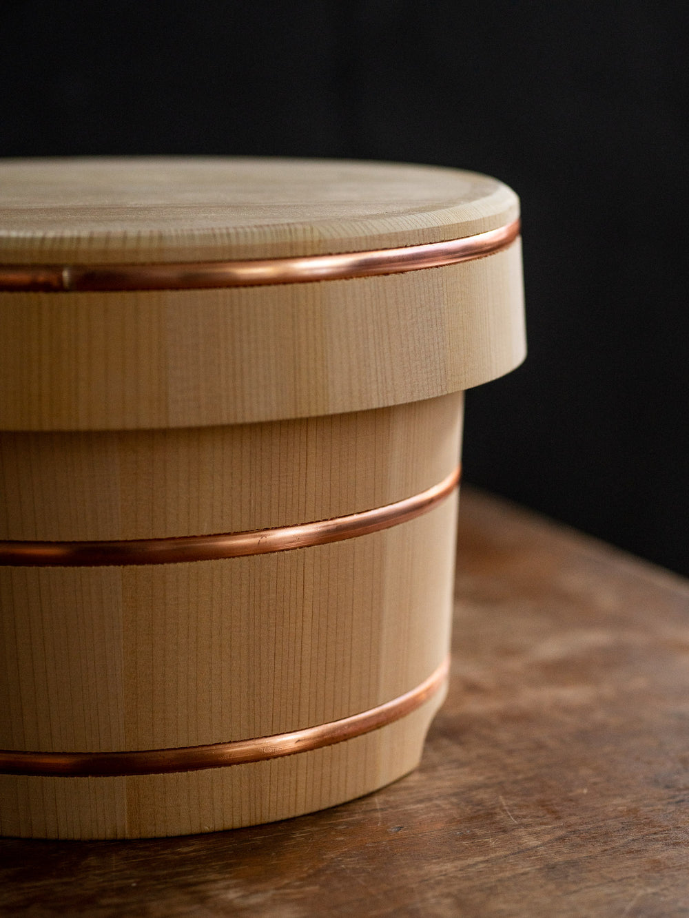 Kiso Sawara Ohitsu Rice Chest