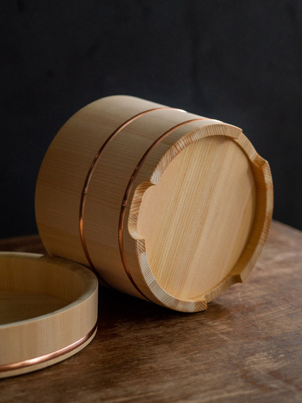 Kiso Sawara Ohitsu Rice Chest