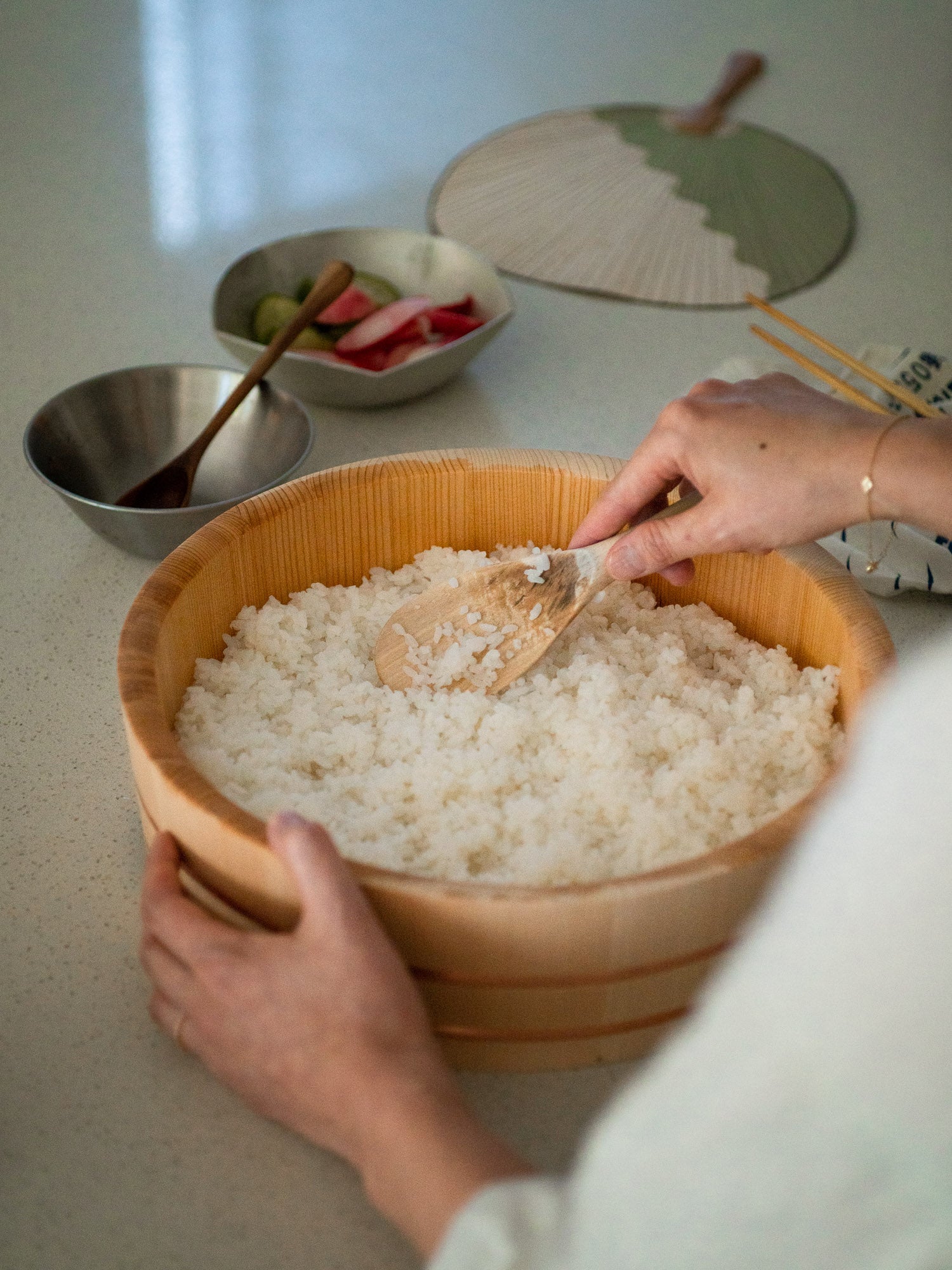 Kiso Sawara Sushi Rice Mixing Bowl