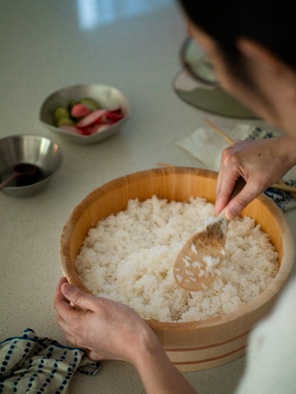 Kiso Sawara Sushi Rice Mixing Bowl