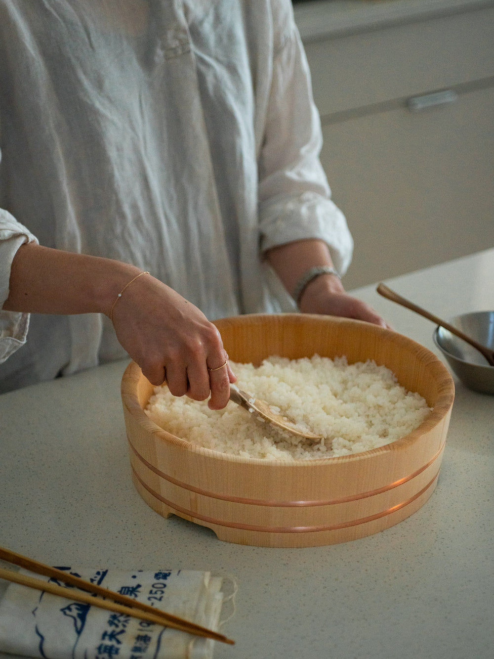Kiso Sawara Sushi Rice Mixing Bowl