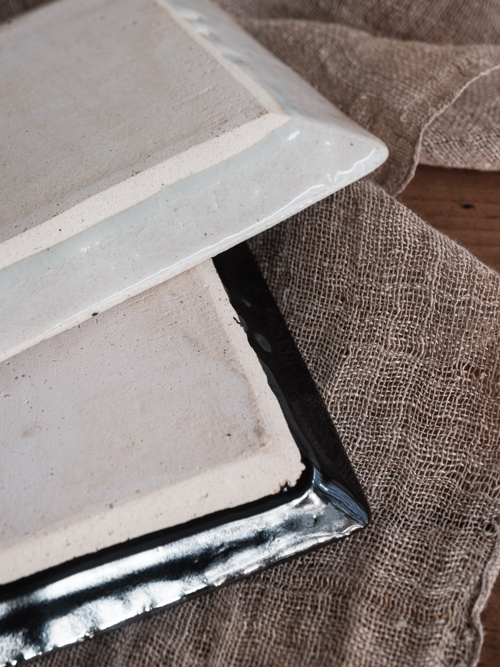 Iga Rectangle Plate – Kuroame