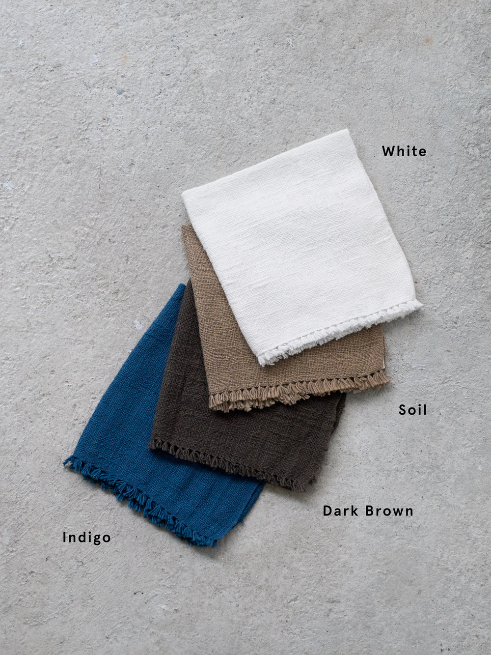 Handwoven Cotton Hand Towel – Soil