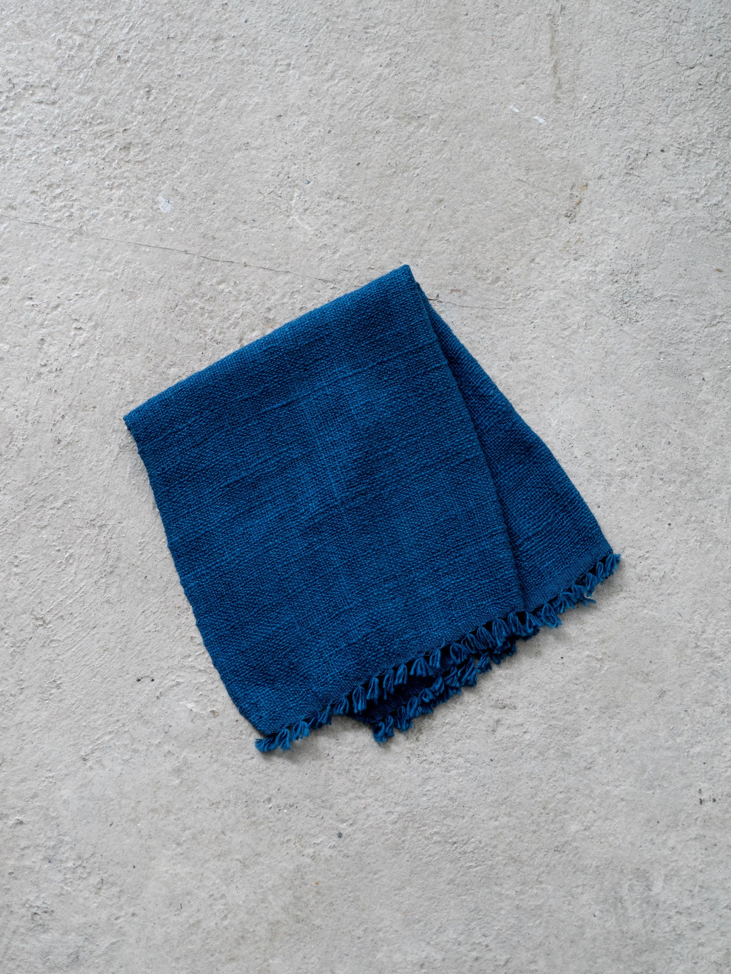 Handwoven Cotton Hand Towel – Indigo