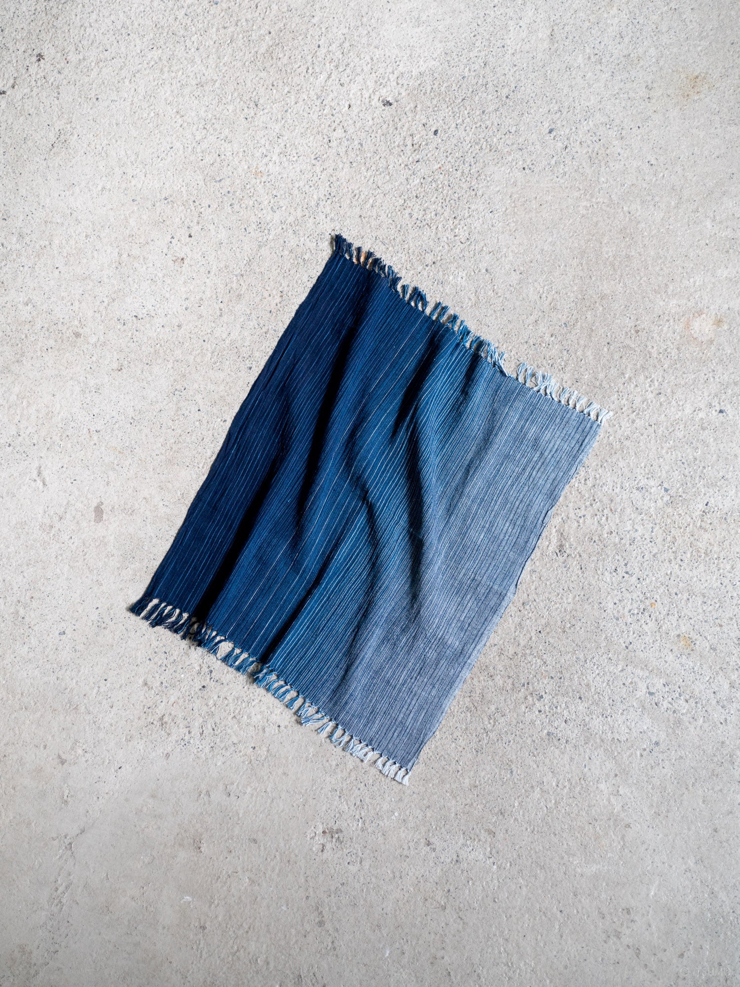 Striped Cotton Hand Towel – Indigo