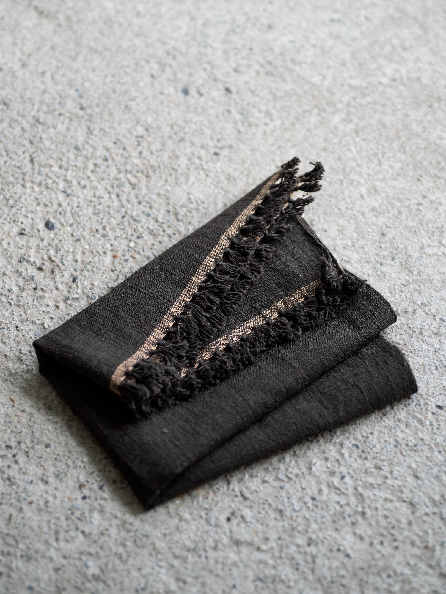 Khadi Cotton Hand Towel – Dark Brown