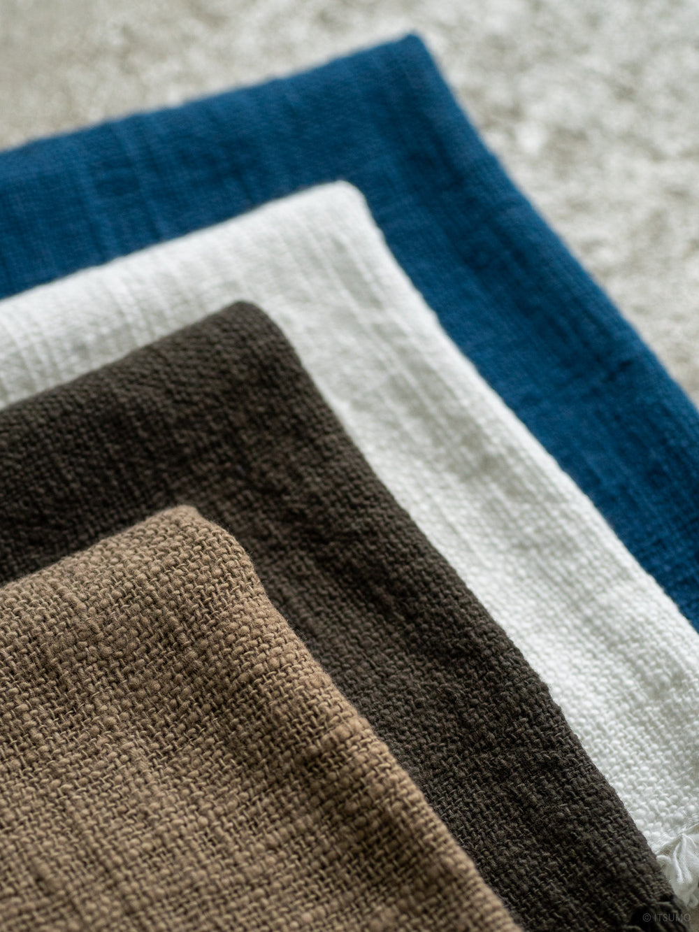 Handwoven Cotton Hand Towel – Dark Brown