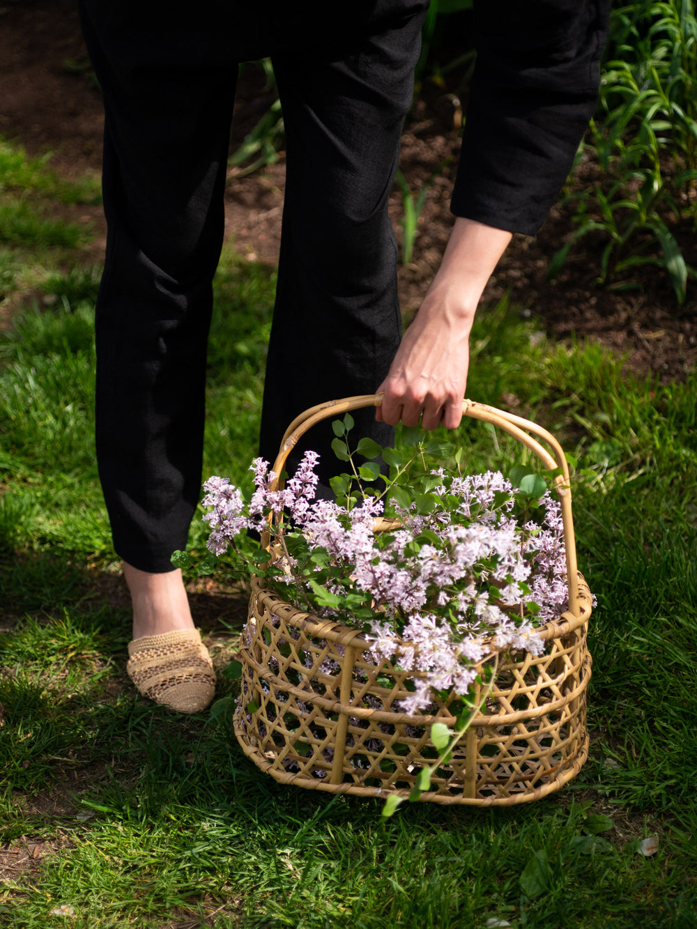 Aizu Oshin Bamboo Basket