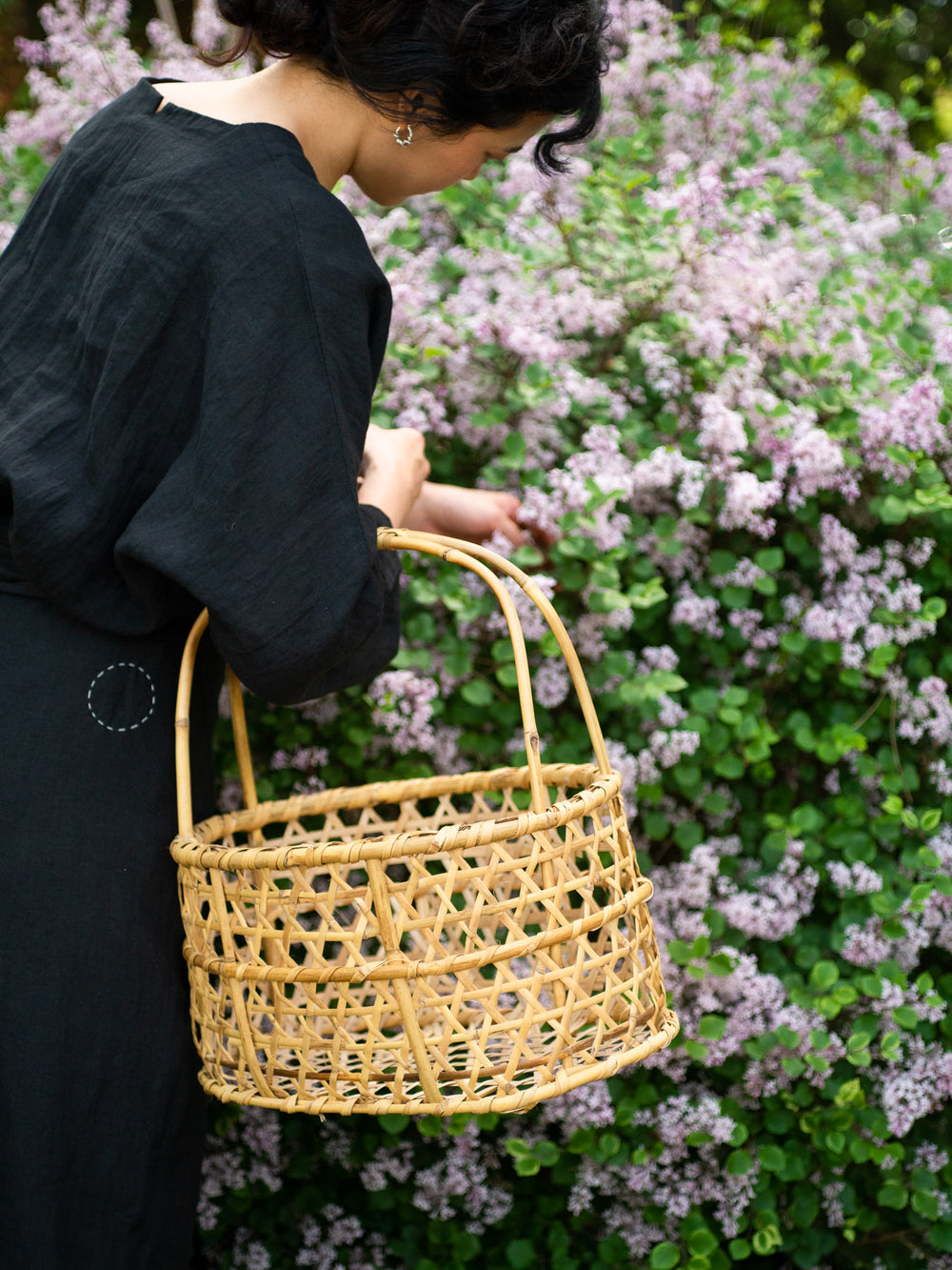 Aizu Oshin Bamboo Basket