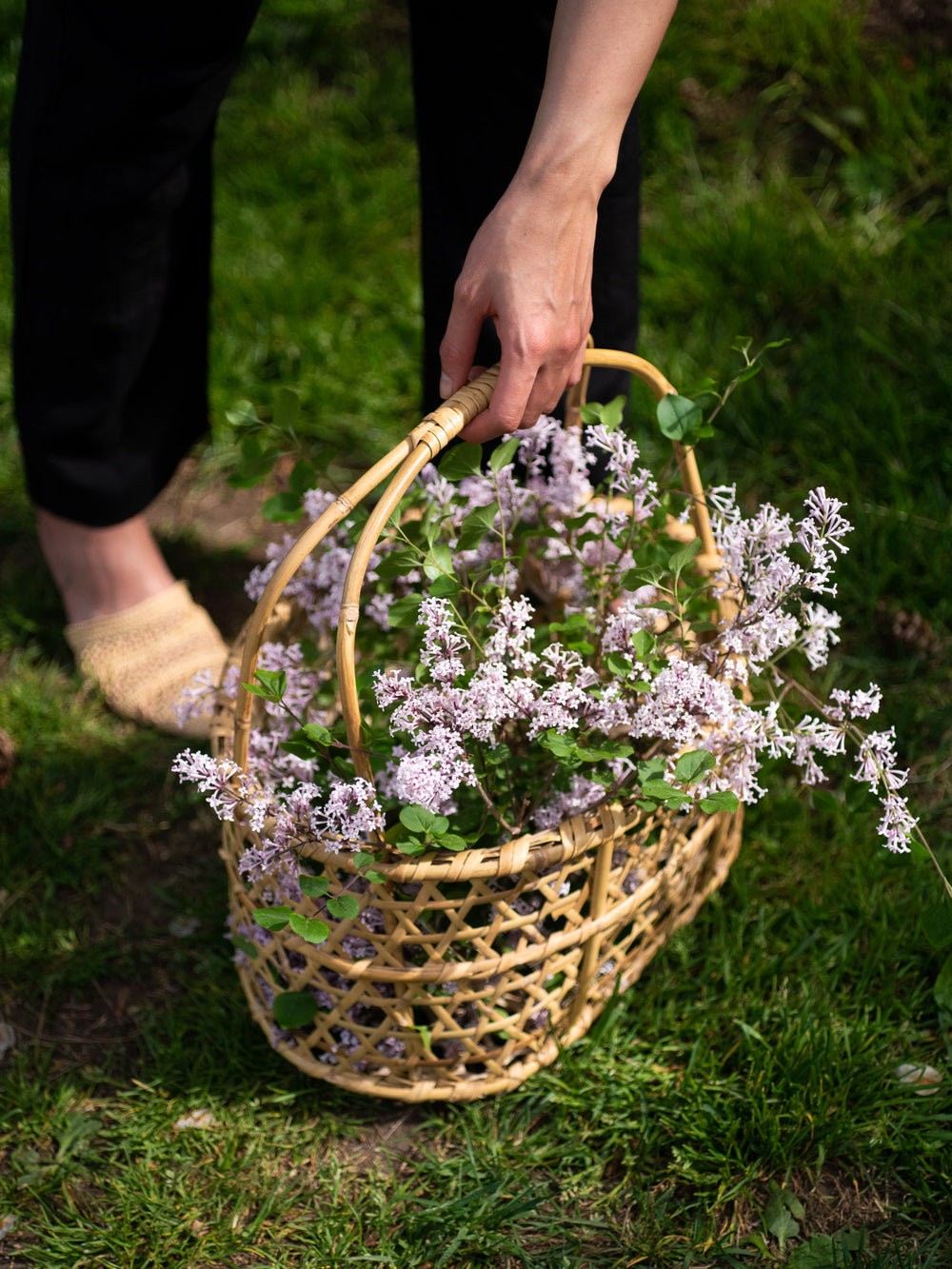 Aizu Oshin Bamboo Basket
