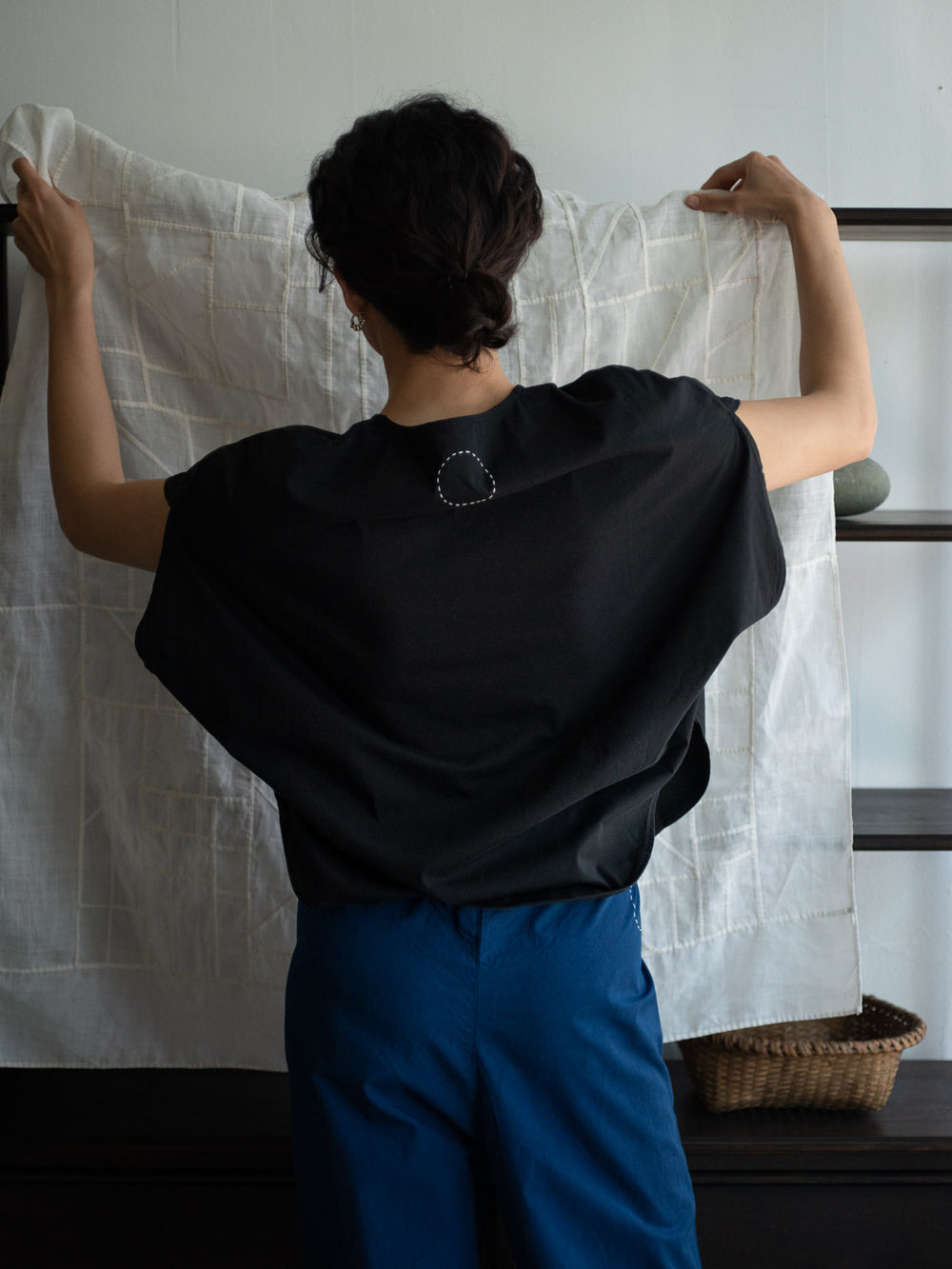 Organic Cotton Circle T-shirts - Black