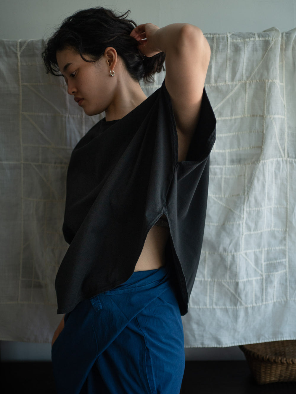 Organic Cotton Circle T-shirts - Black