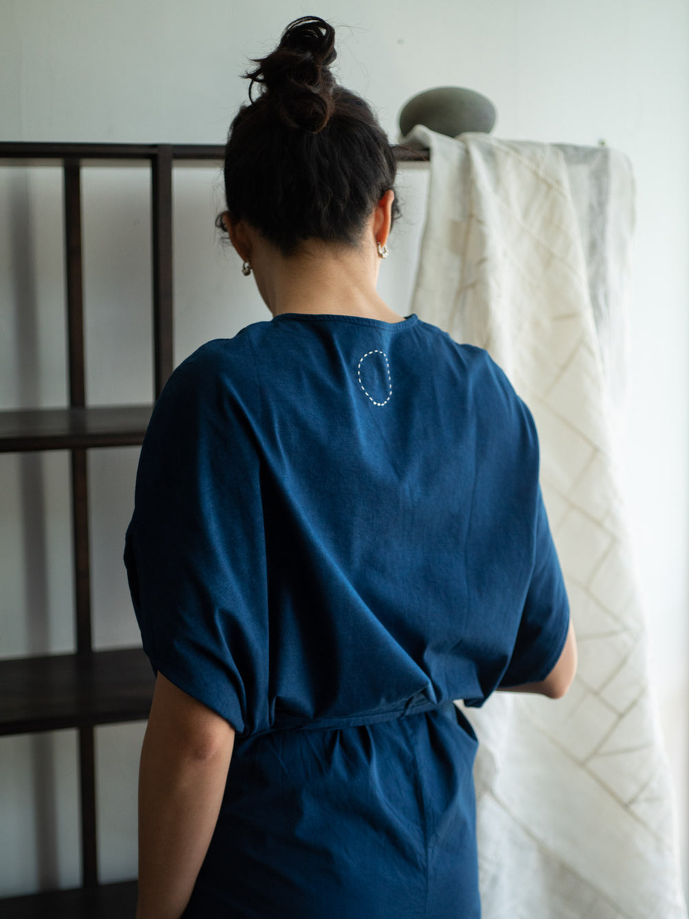 Organic Cotton Circle T-shirts - Ryukyu Indigo