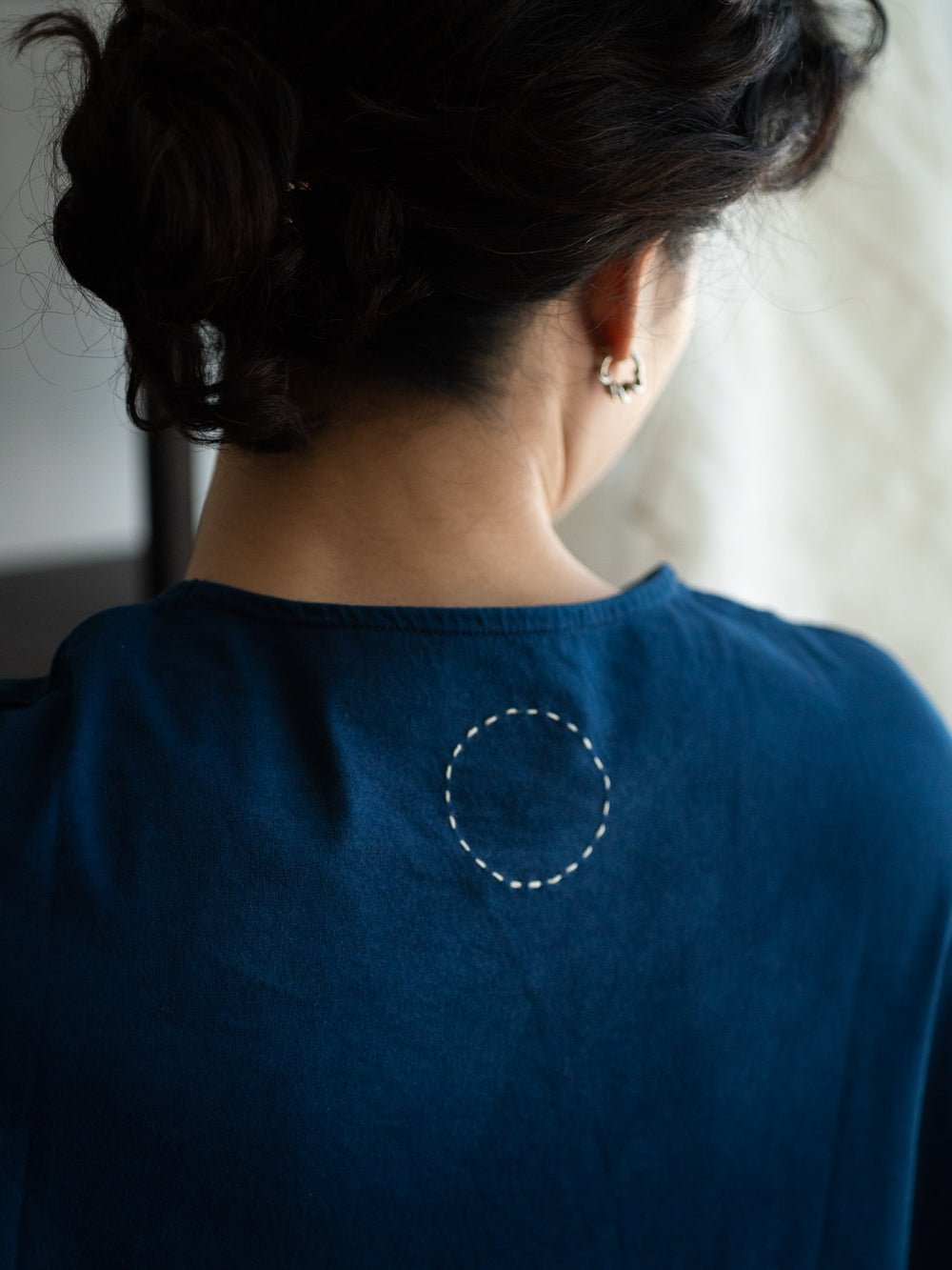 Organic Cotton Circle T-shirts - Ryukyu Indigo