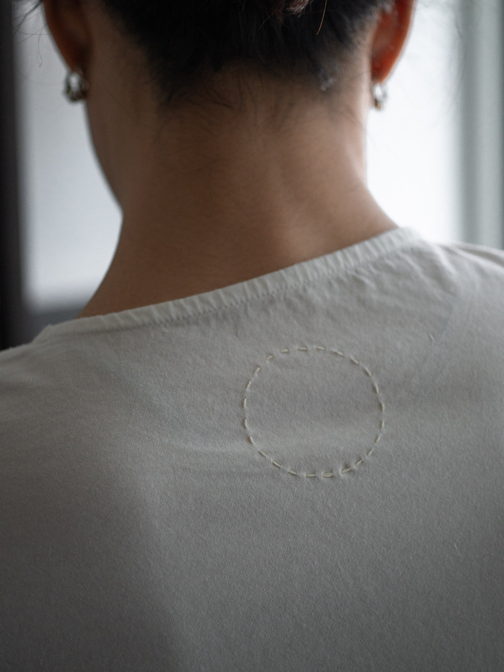 Organic Cotton Circle T-shirts - White