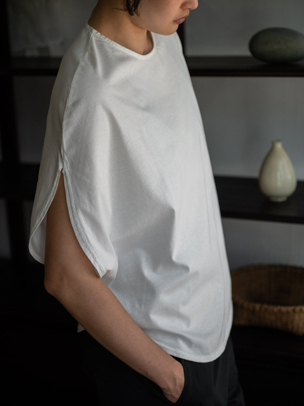 Organic Cotton Circle T-shirts - White