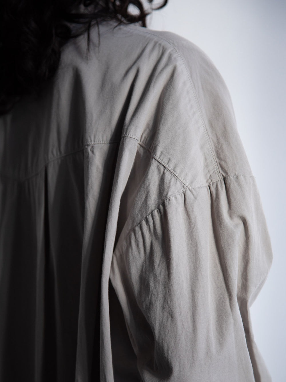 Organic Cotton Shirt Dress - Violet Ash