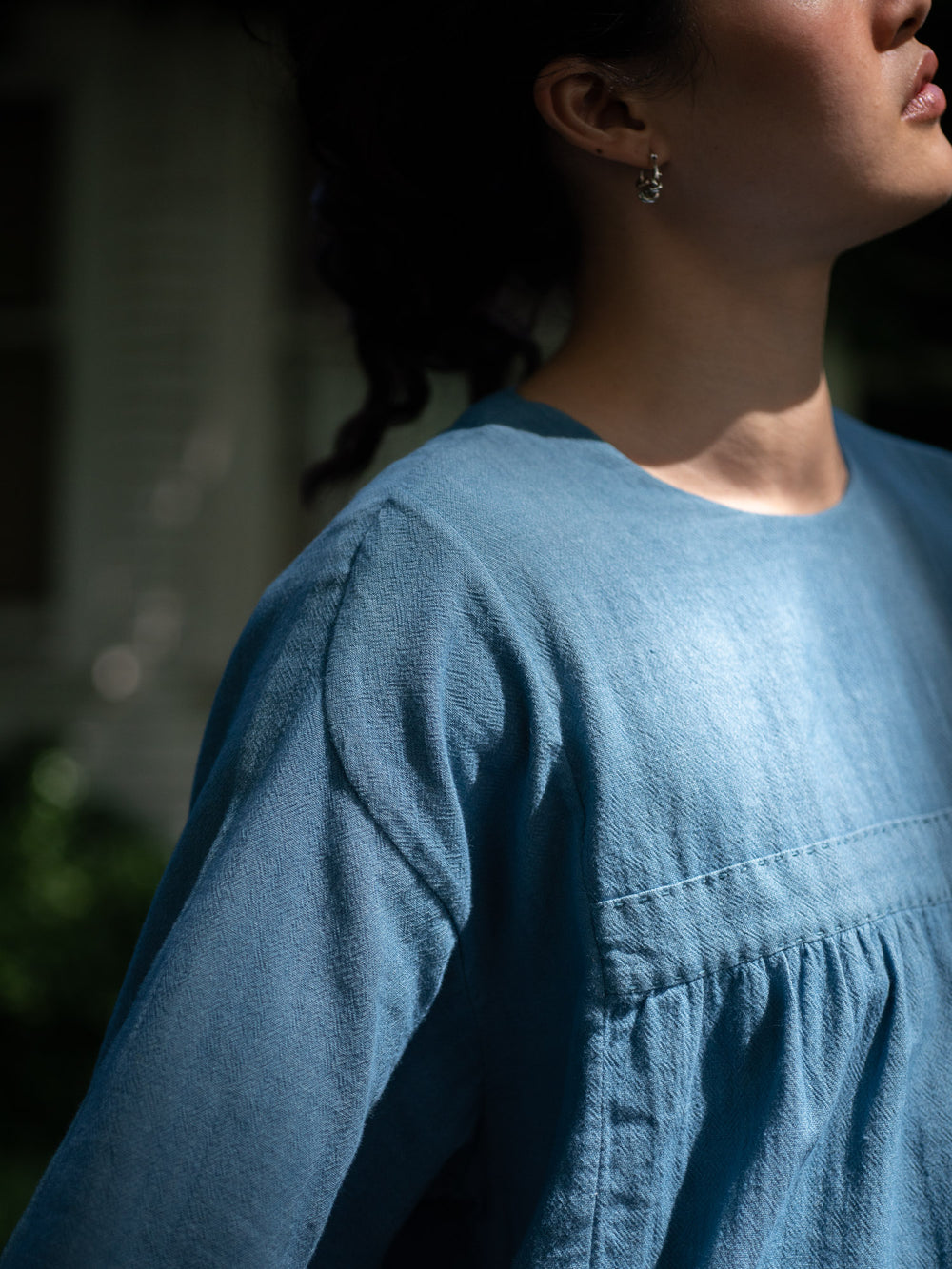 Shangri-La Farmer Shirt - Light Indigo