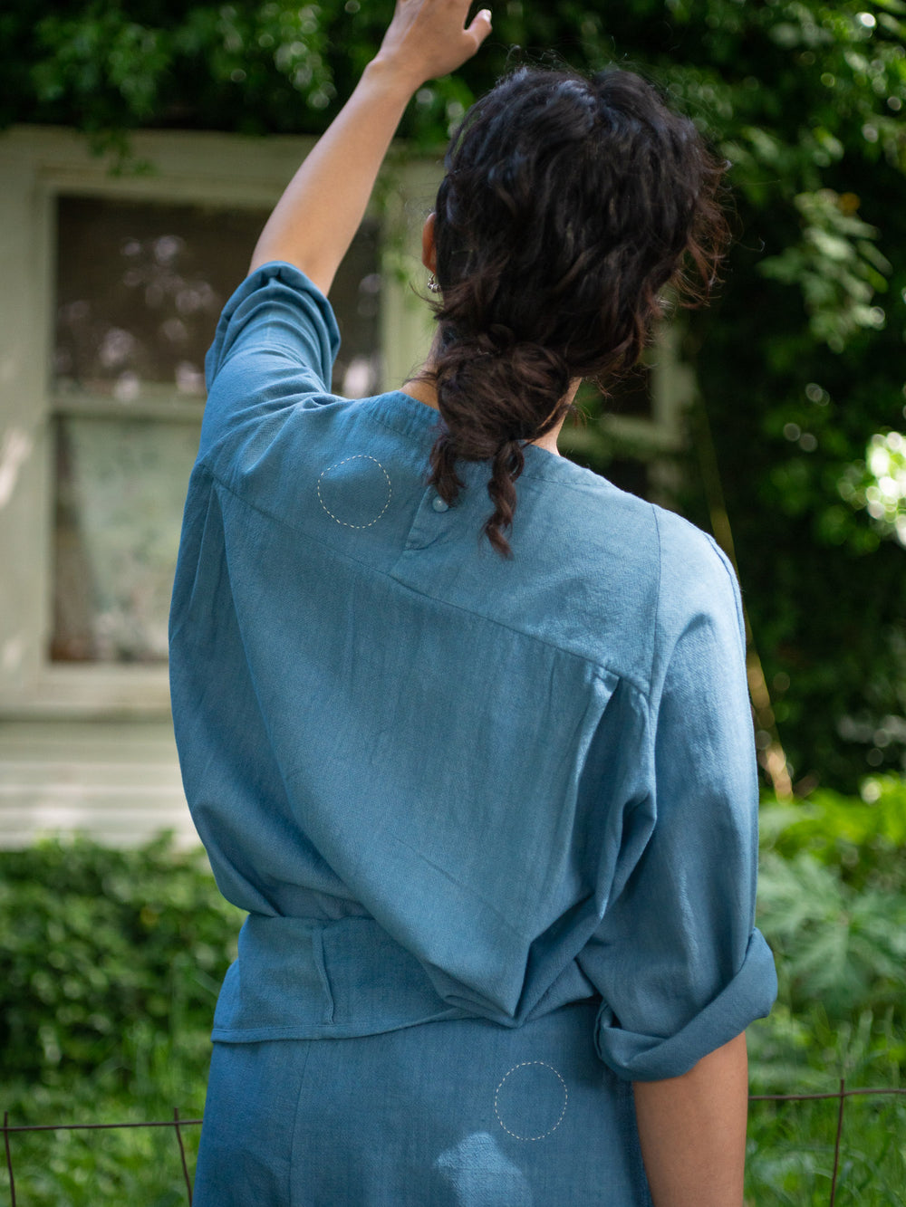 Shangri-La Farmer Shirt - Light Indigo