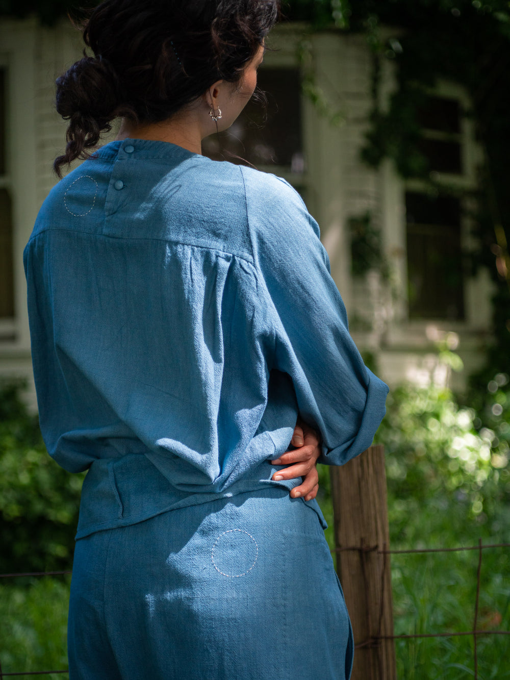 Shangri-La Farmer Shirt - Light Indigo