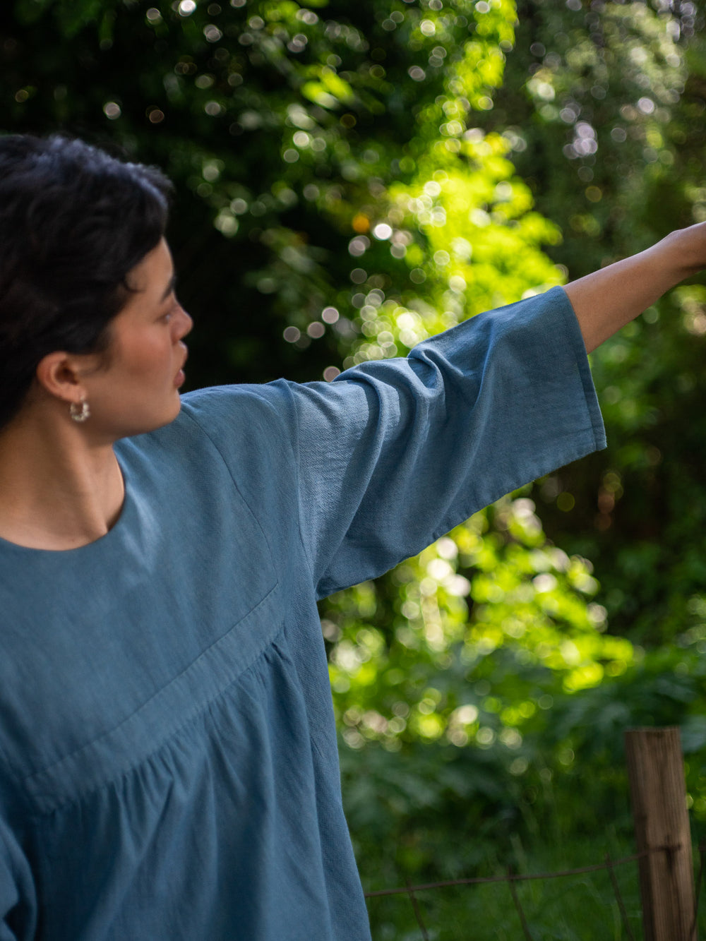 Shangri-La Farmer Shirt - Light Indigo
