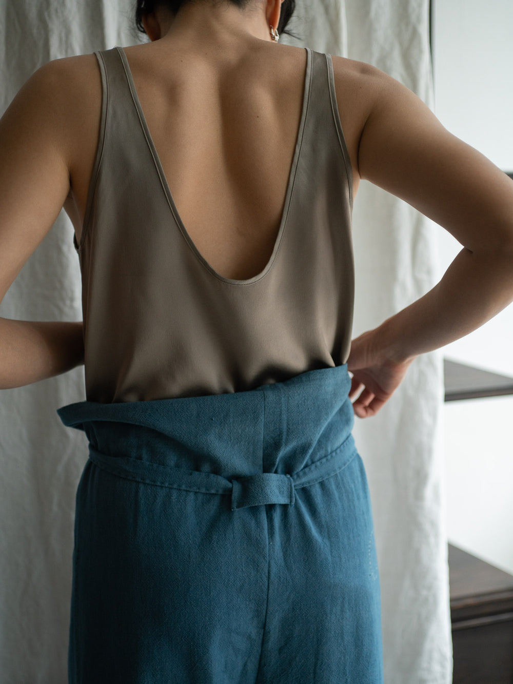 Shangri-La Farmer Wrapped Pants - Light Indigo