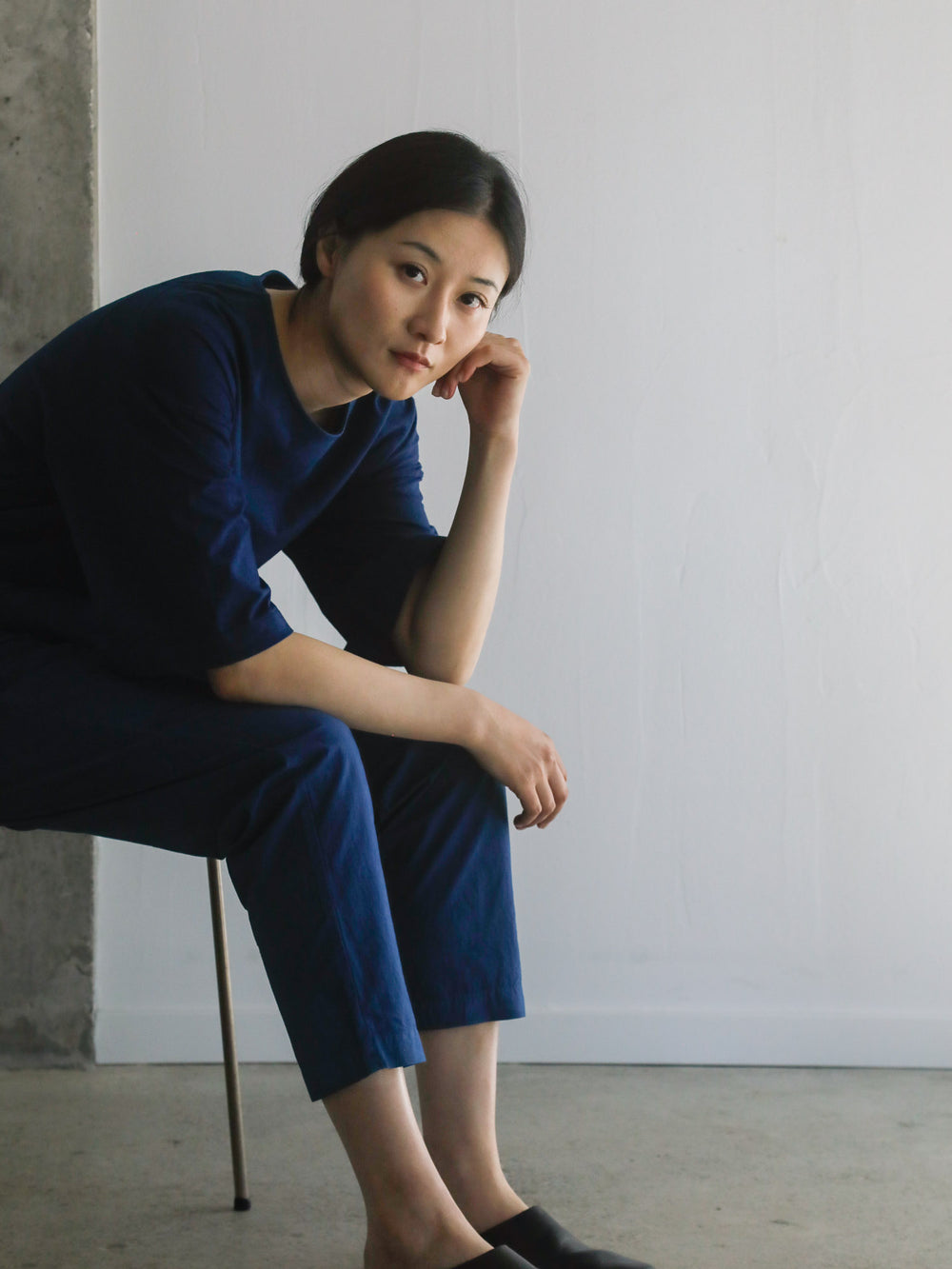 Cotton Silk Broadcloth Wrapped Pants – Ryukyu Indigo