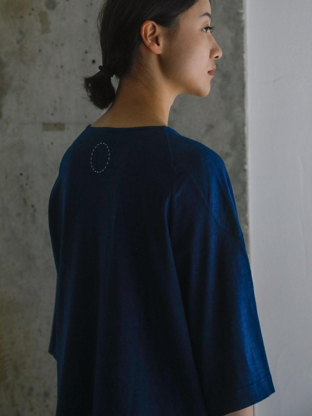 Tangis Cotton T-shirt - Ryukyu Indigo