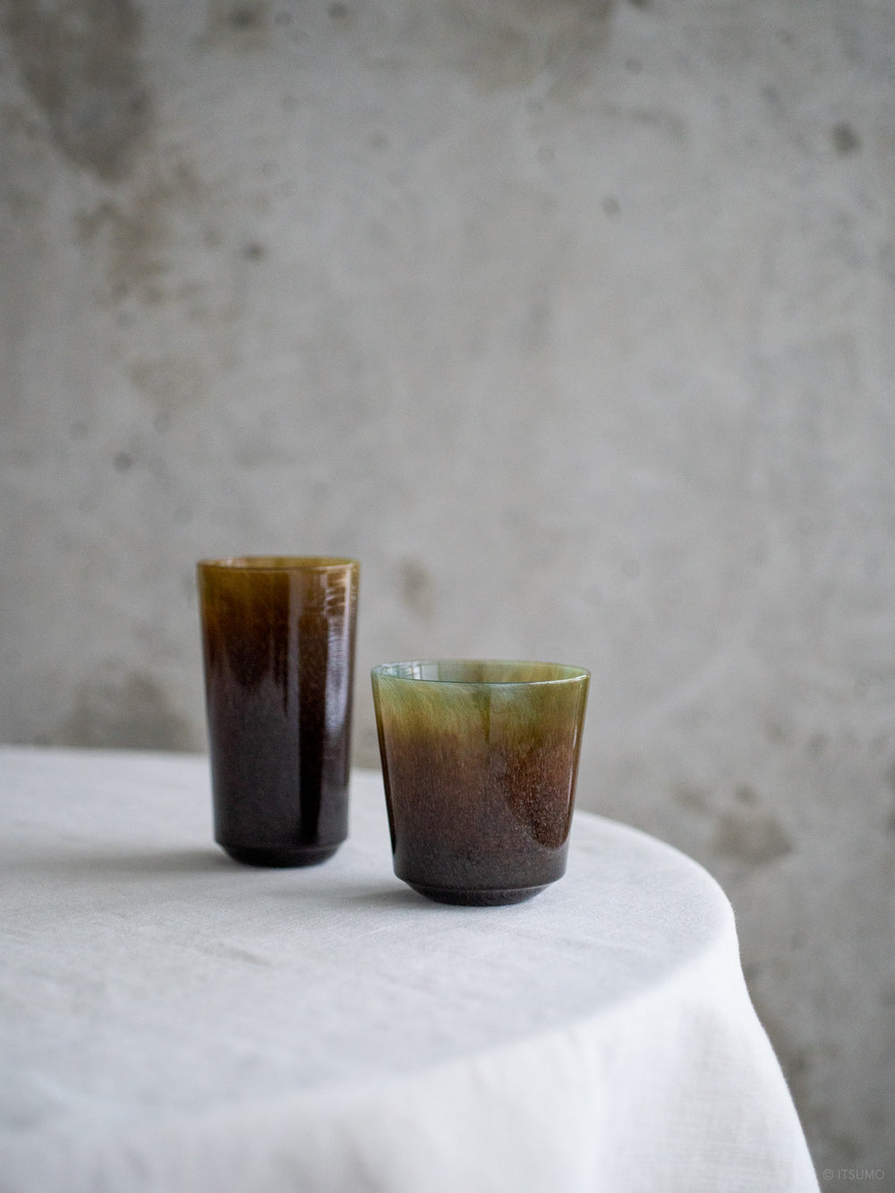 Fresco Dan Glass Cup – Brown
