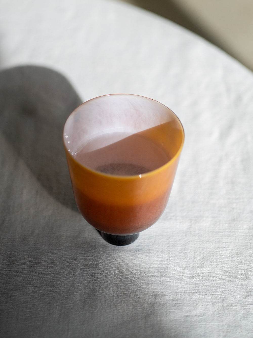 Fresco 1.9M Glass Cup – Brown
