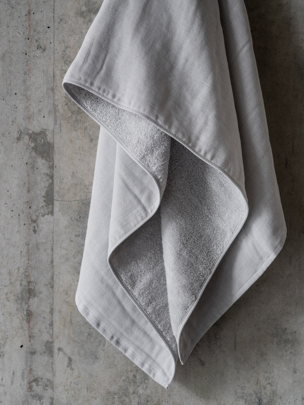 Gauze & Pile Towel – Grey