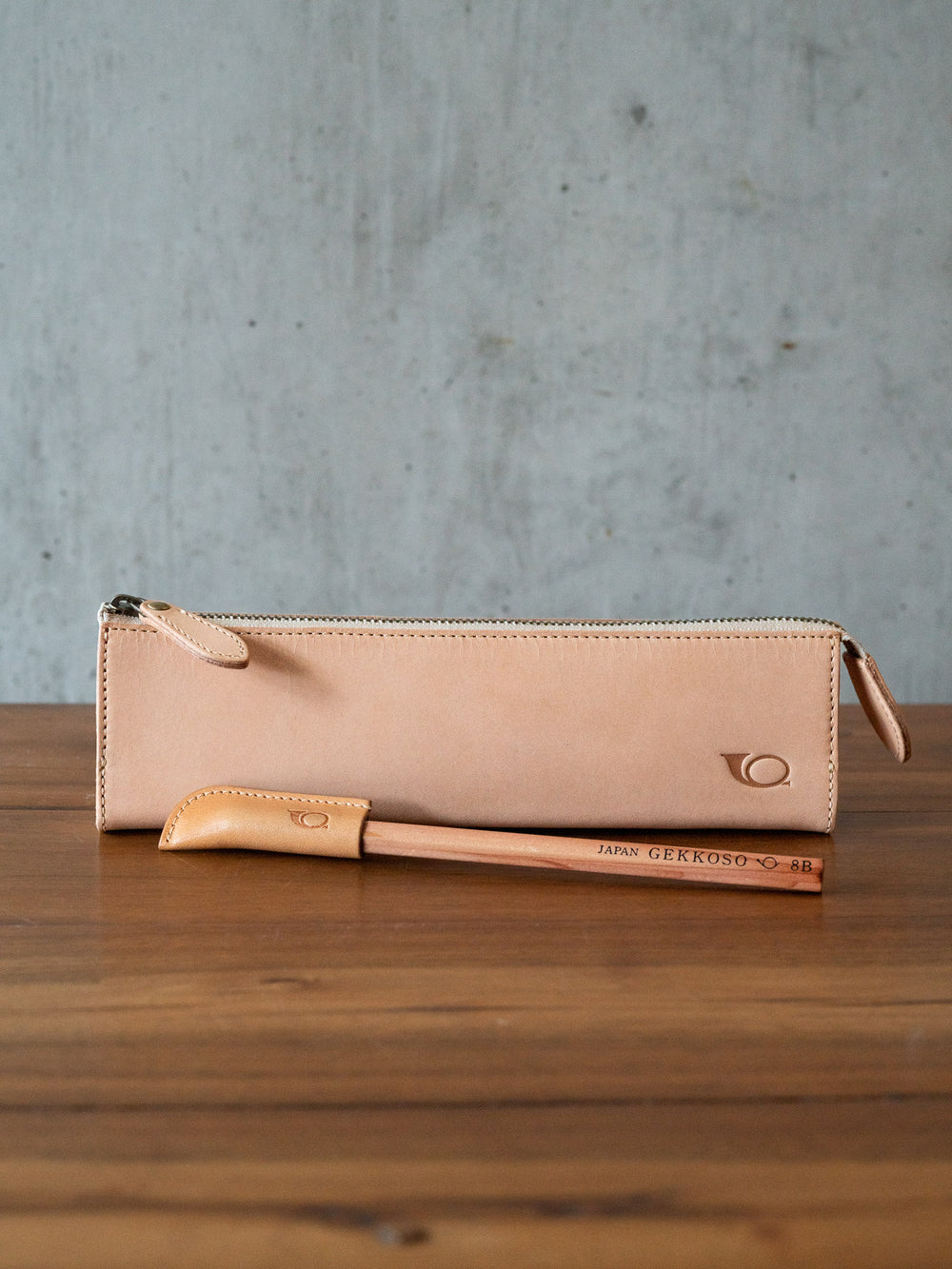 Natural Leather Pen Case