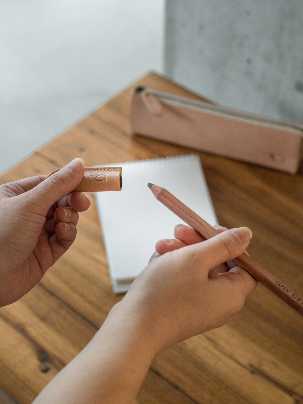 Leather Pencil Cap