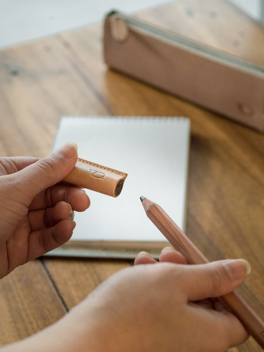 Leather Pencil Cap