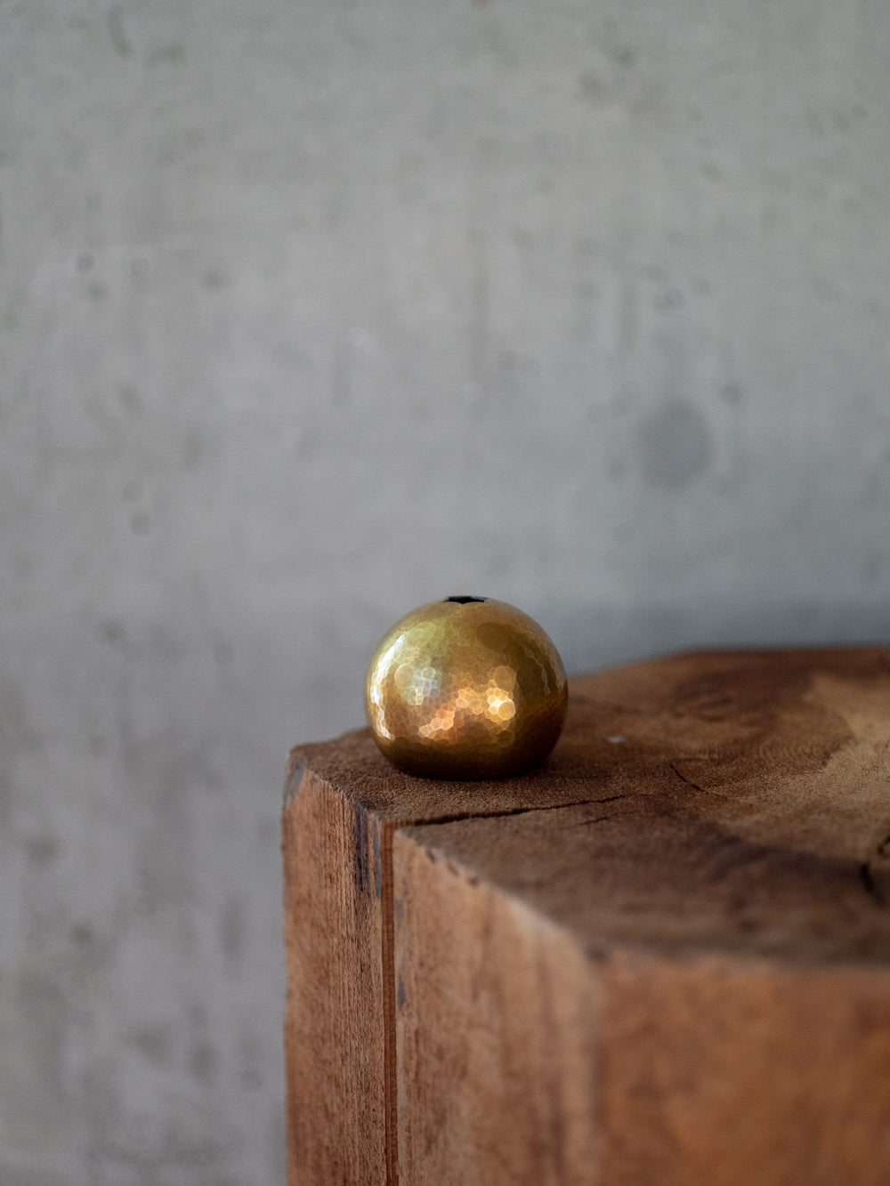 Copper Flower Ball - Gold